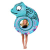 BigMouth Inc. Large Chameleon Animal Pool Float, 4' Wide Inflatable Floatie Tube, Blow Up Swim Ring, Fun Outdoor Summer Pool Party Water Toy