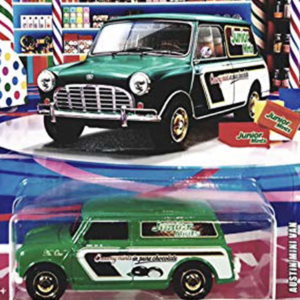 Matchbox Limited Candy Series - Junior Mints Austin Mini Van - 1/64 S Scale Car Diecast