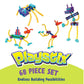 POPULAR PLAYTHINGS Playstix, Building Sticks Kit for Kids, Construction Stem Building Toy Gift for Boys & Girls - Flexible Set 68 Piece