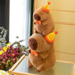 Arkdorz Cute Birthday Capybara Plush,12inch Kawaii Capybara Stuffed Animal Soft Stuffed Toy Birthday Gifts Party Decoration for Kids