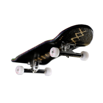 NOAHWOOD PRO Fingerboards Finger Skateboards(NW11s Kickflip Deck 97mmx34mm 5-Layer Colour Maple Wooden Handmade)+(NW Prince 34mm Trucks)+(NW iii Logo
