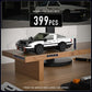 Mould King AE86 Initial D Toy Car Building Blocks Sets with Acrylic Display Case, Collectible Model 27013, Cool Simulation Cockpit Speed Racing Car