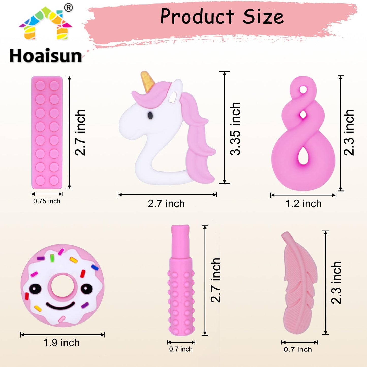Chew Necklaces for Sensory Girls, Chewy Necklace Sensory Toys for Kids with Autism, ADHD,SPD, Chewing, Teething or Special Needs, Oral Sensory Chew