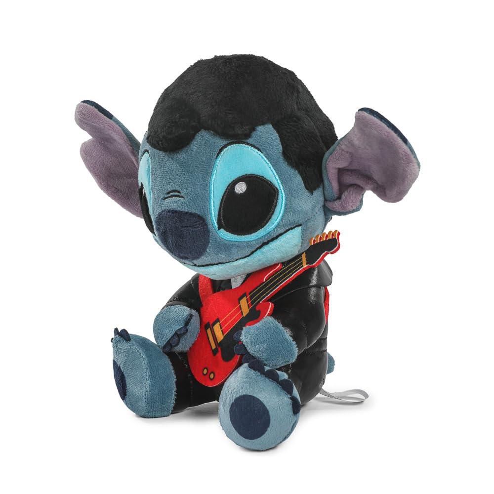 Disney Lilo and Stitch - Collectible Comeback Elvis Stitch 8 Inch Stuffed Plush Phunny Figure, by Kidrobot