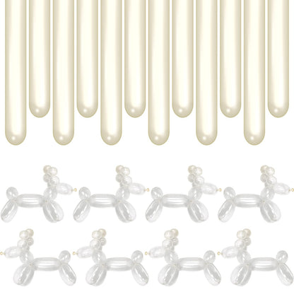 400 Pieces 260 Balloons 260Q Long Balloons Clown Balloons 260Q Balloons Long Twisting Balloons for Balloon Animals Latex Twisting Balloons