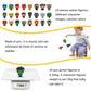 Joyday Action Figures, 24 PCS Mini Figures Toy Set, 1.38 Inch PVC Cake Topper Figures Decorations, Gift for Kids in Birthday Party, Christmas Day