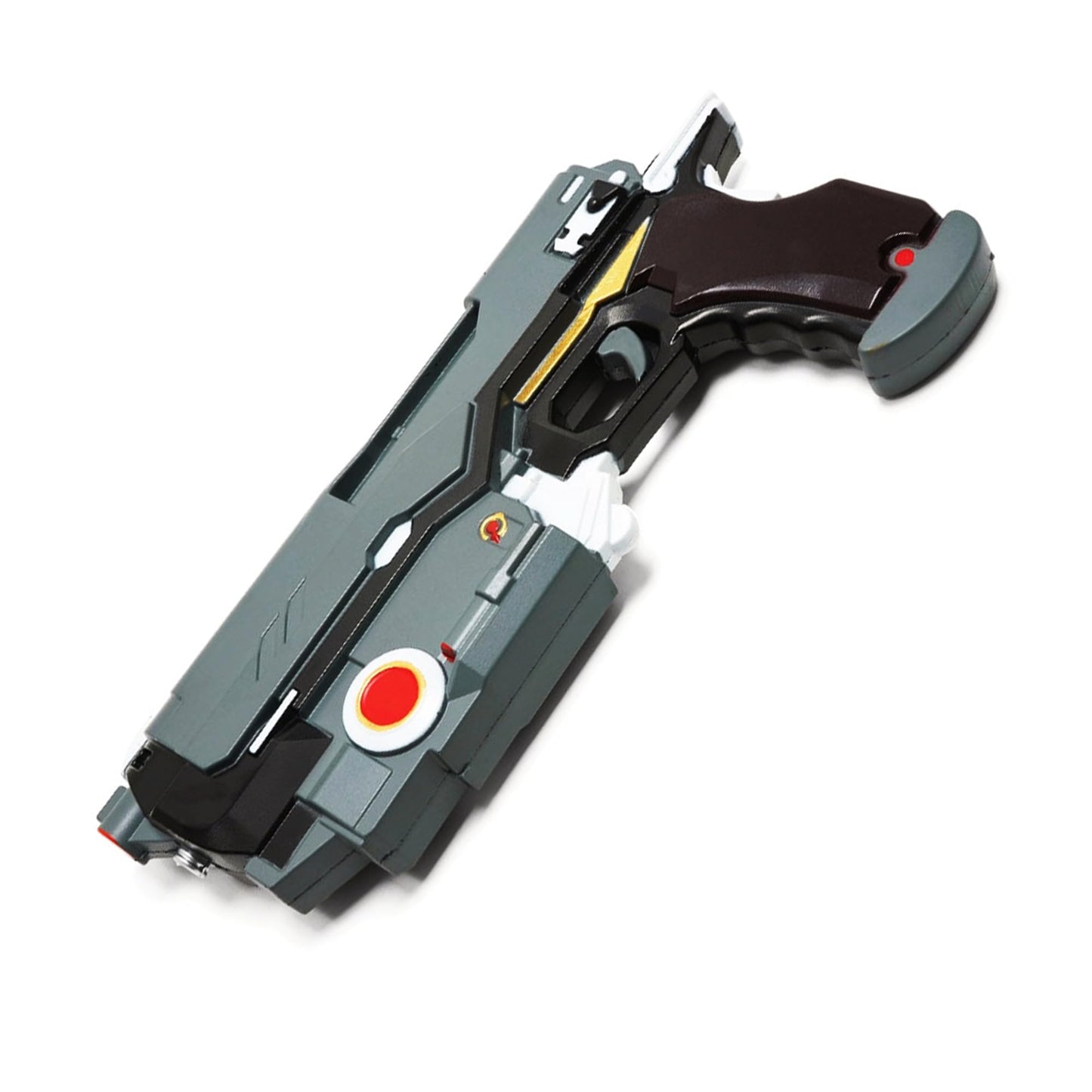 12" Sci-Fi Corporate Security Sidearm - EMG-Inspired Foam Pistol Prop for Cosplay, Wasteland & Space-Themed Costumesn