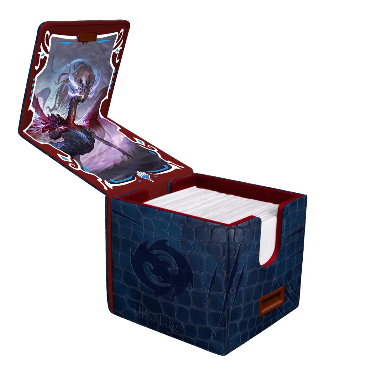 Ultra Pro - Tarkir Dragonstorm Shiko, Paragon of the Way Premium Alcove Edge Deck Box for Magic: The Gathering | Premium Deck Box Dragon Scale Design