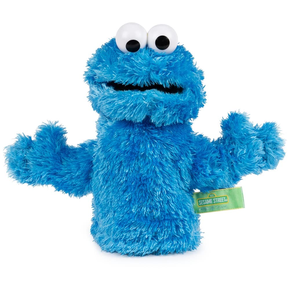 GUND Sesame Street Cookie Monster 11-Inch Plush Hand Puppet for Ages 1+