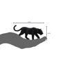 MOJO - Black Panther | Hand-Painted Toy Figure | Wildlife Collection | True to Life & Highly Detailed | Designed in UK.