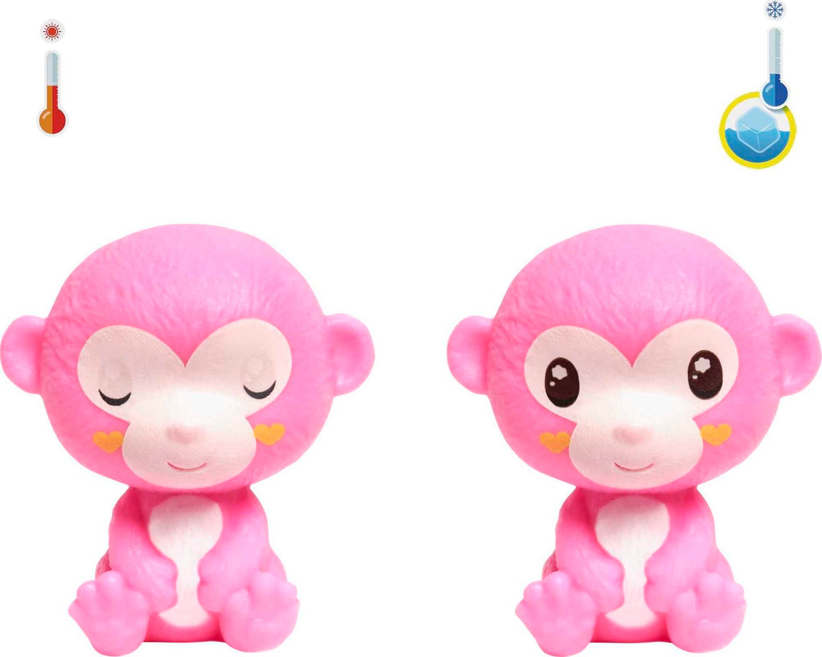 Barbie Cutie Reveal Chelsea Small Doll, Jungle Series Monkey Plush Costume, 7 Surprises Including Mini Pet & Color Change