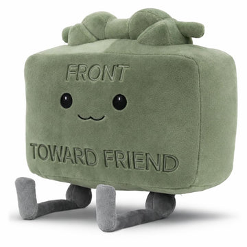 Seymour the Claymore - Friendliest Anti-Personnel Mine Plushie from Battle Buddies™ - Kawaii Pillow Stuffed Clay Cushion Tactical Plush