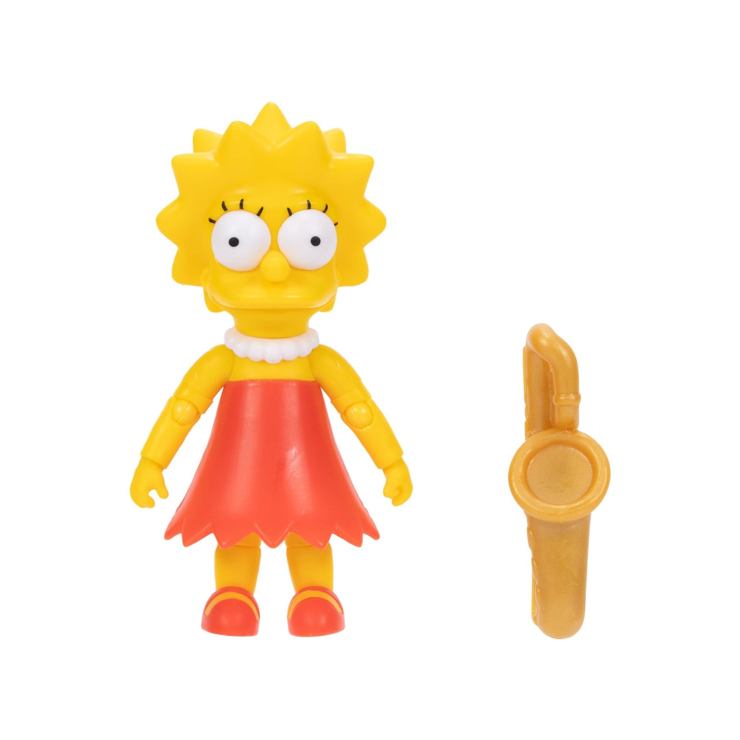 JAKKS Pacific Disney The Simpsons Action Figures 4-Pack 5-Inch Collectible Figures from Wave 2 - Lisa, Krusty, Moe and Homer