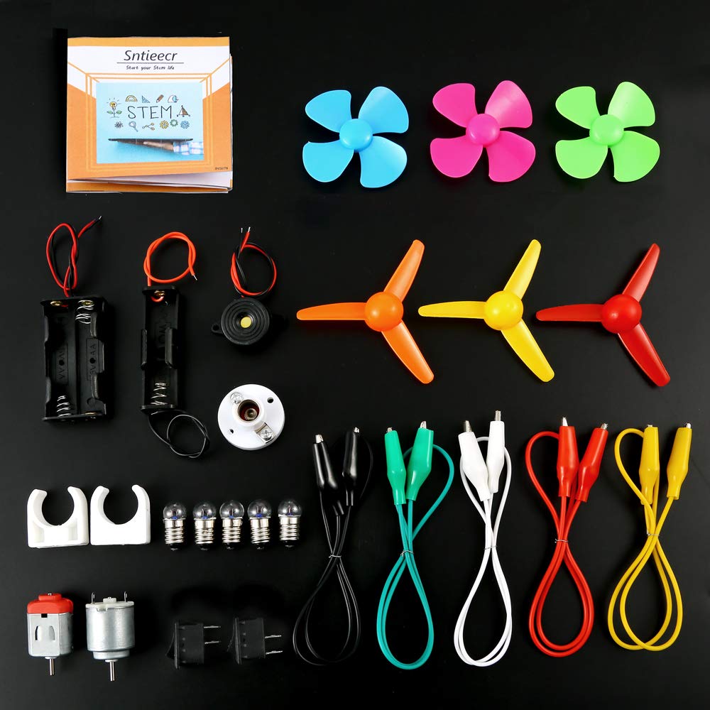 Sntieecr Electric Circuit Motor Kit, Science Experiment Educational Kit