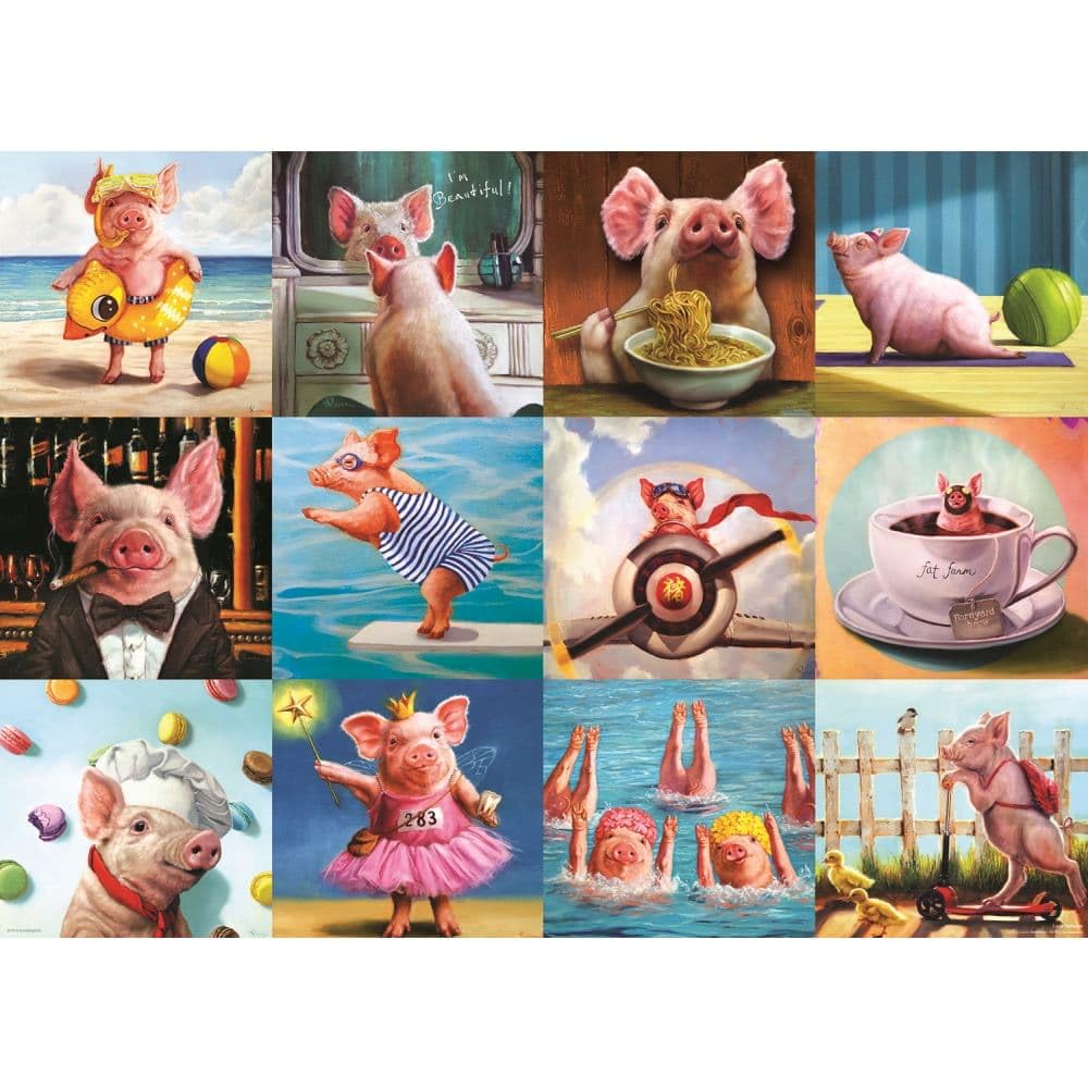 Funny Pigs 1000 Piece Puzzle