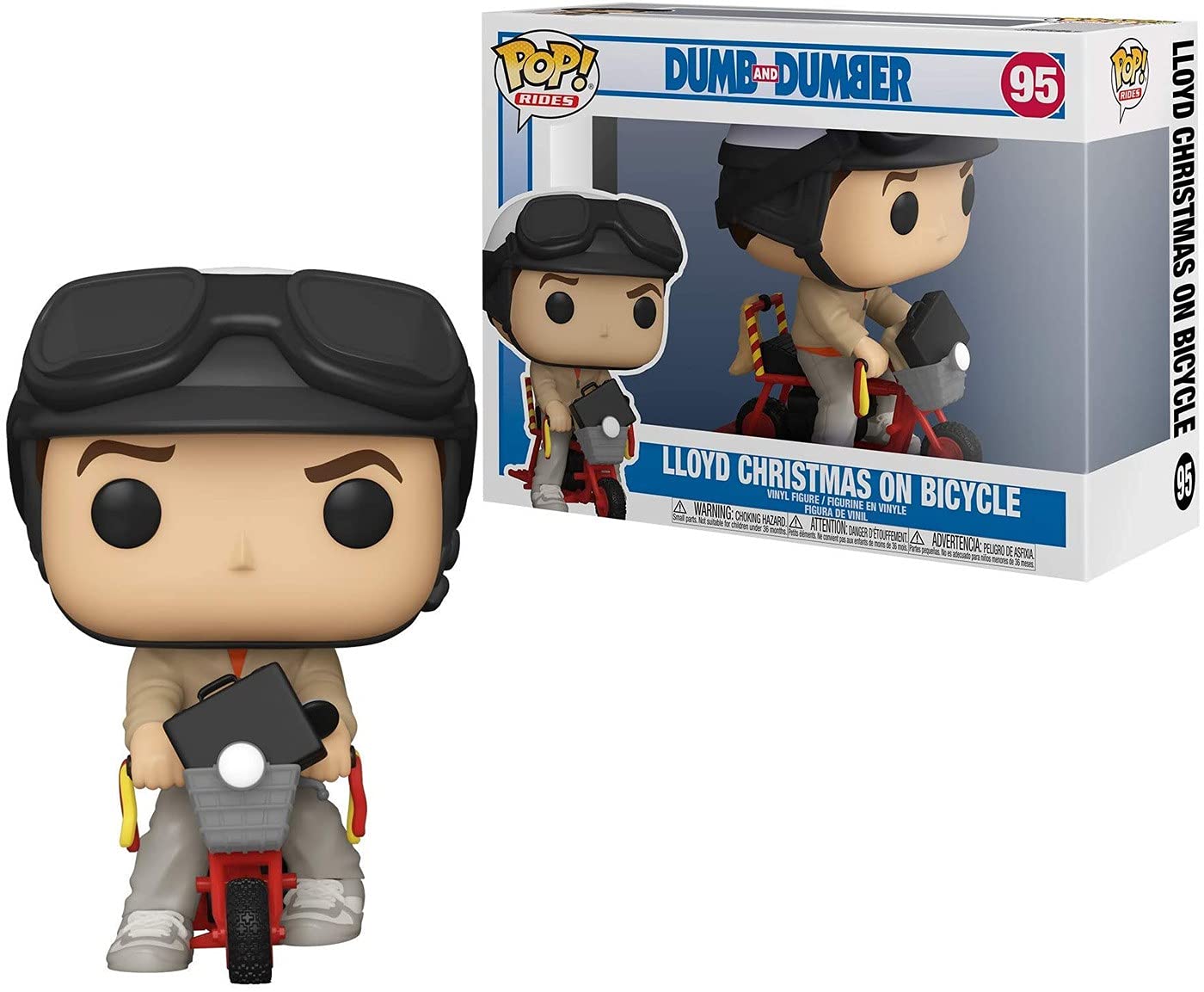 Funko Pop! Ride: Dumb & Dumber - Lloyd with Bicycle Vinyl Figure