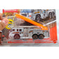 Matchbox Pierce Quantum Aerial Ladder Truck, Working Rigs 10/16 [Silver/Orange]