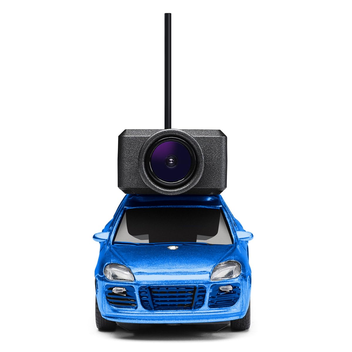 FunXylophy WL 1/64 FPV RC Mini Car, APP-Controlled Fully Proportional RC Car with HD FPV Camera, 3 Speed Modes and LED Lights (RTR Version)