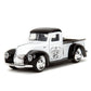 Jada Toys Disney Steamboat Willie 1941 Ford Pickup - Disney Mickey Mouse 1:32 Scale Die-Cast, Opening Doors, Rubber Tires - Collectible for Adults