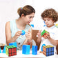 YJ Cube Set - 4-Pack, Includes 3x3 Fluctuation Angle & Mirror Puzzles, 2x3 Wheel & Square King Cubes
