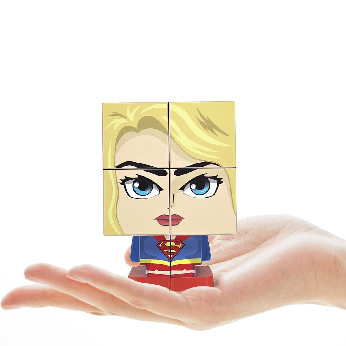 McFarlane Toys- Qubi Supergirl (DC Comics) Transforming Cube