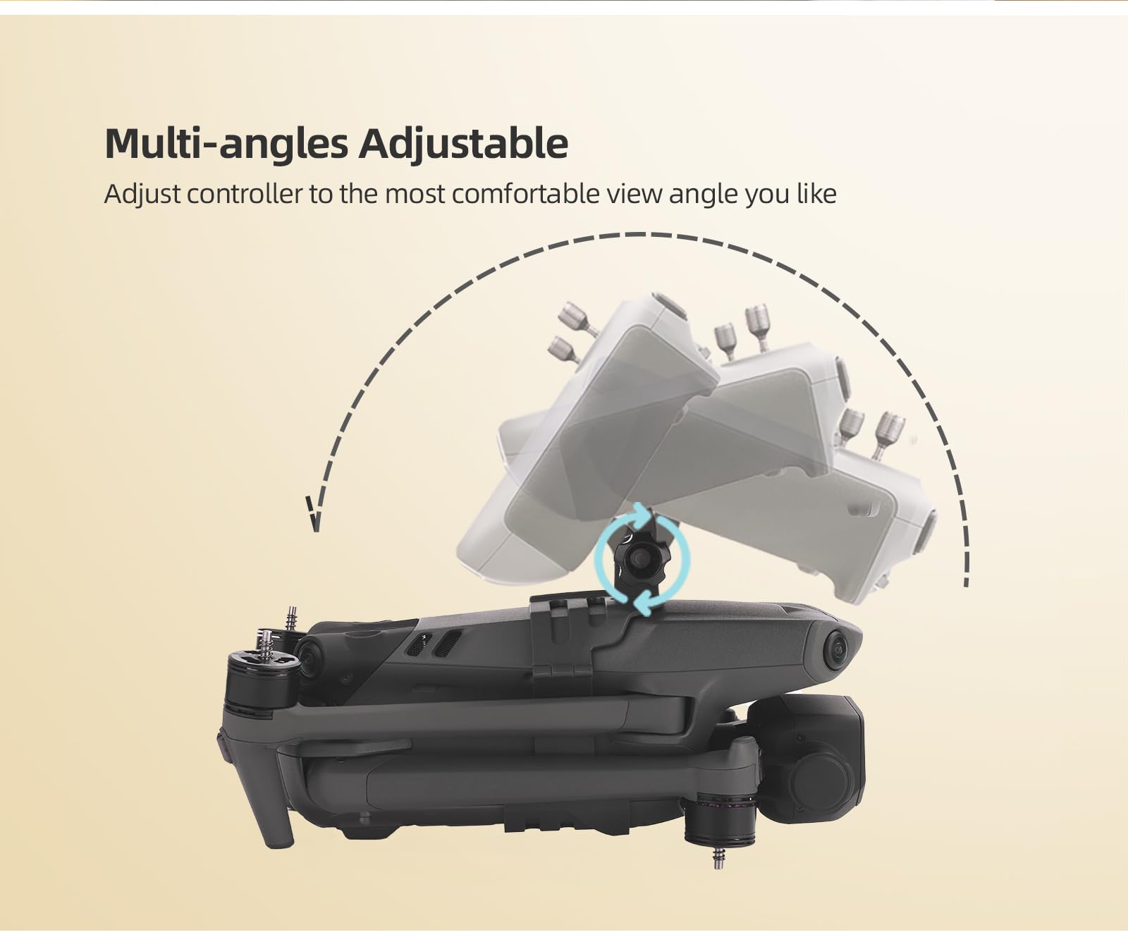 BTG Handheld Stabilizer Hand Holder for DJI Mavic 3/Mavic 3 Pro/Mavic 3 Classic DJI RC Remote Controller Accessories Handheld