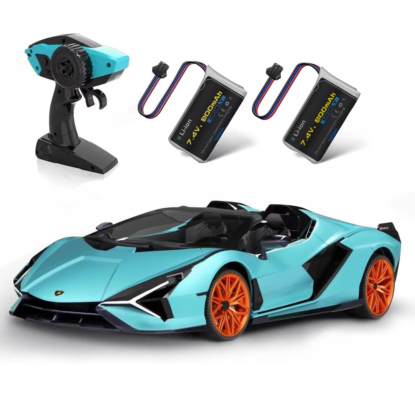 MIEBELY 1:12 Licensed Lamborghini Sián RC Roadster Toy Car for Adult Kid