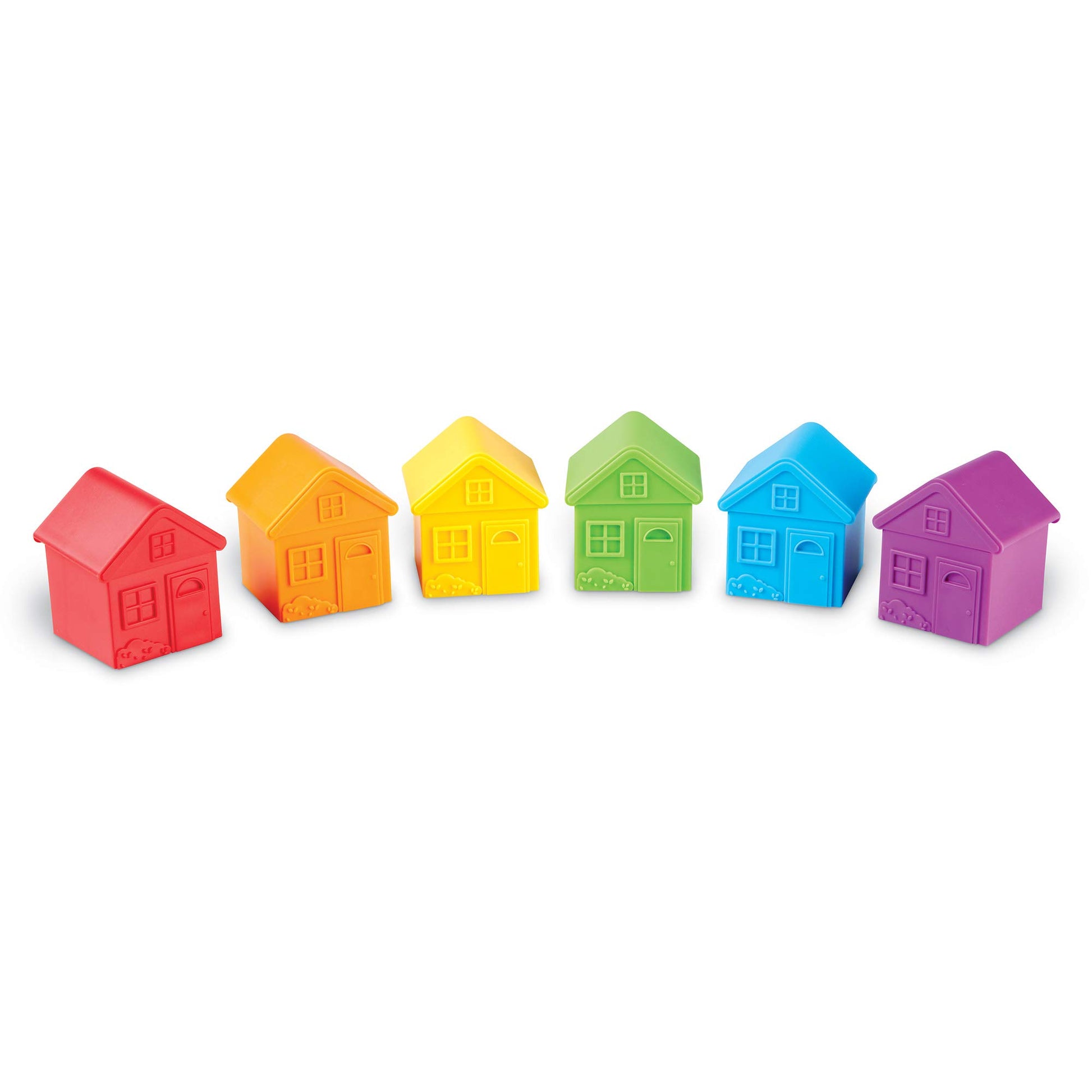 Learning Resources All About Me Sorting Houses - 12 Pieces, Ages 3+ Fine Motor & Sorting Skills, Montessori Toys, Special Education Actives