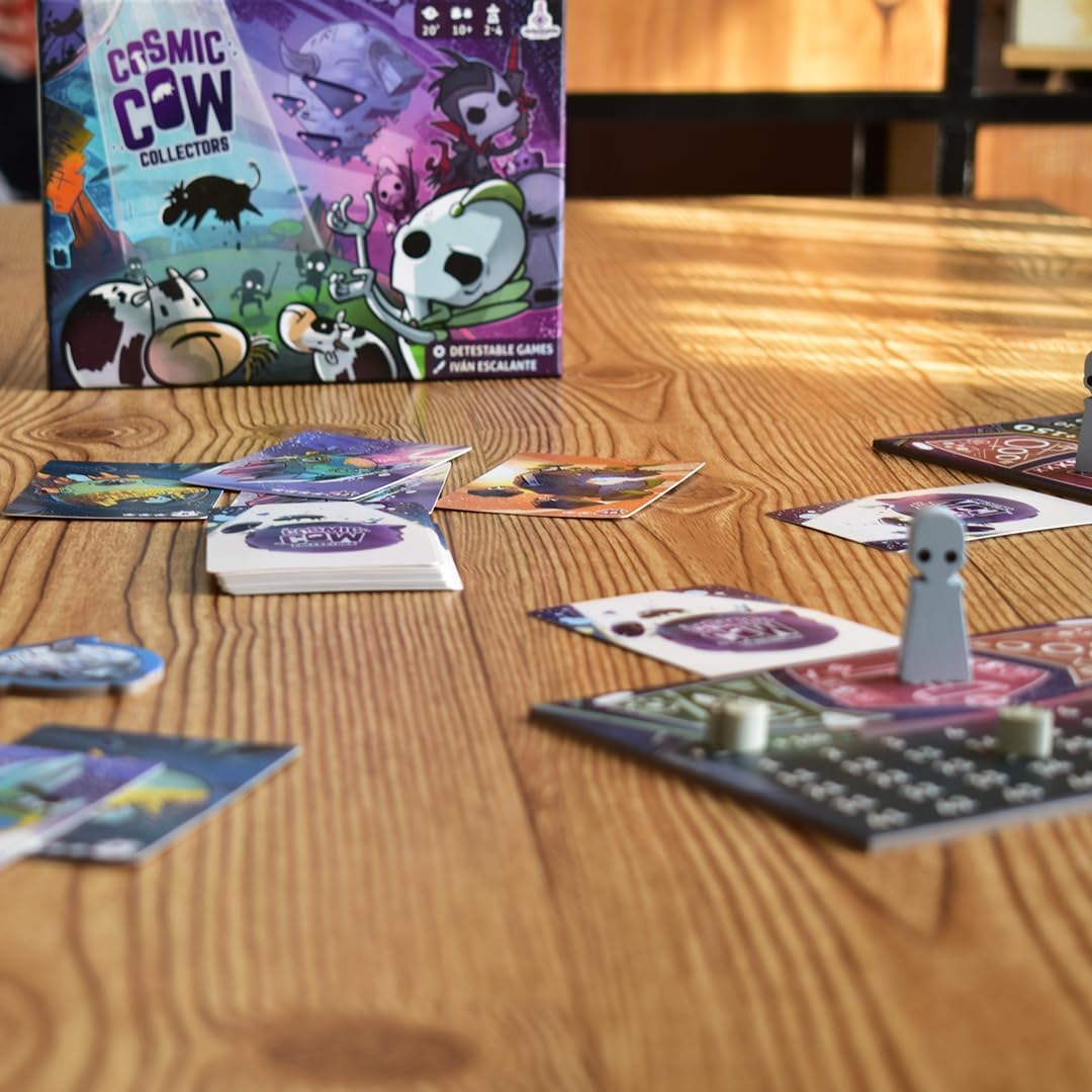 Draco Studios | Cosmic Cow Collectors - get The Most Valued Resource of The Galaxy: Cows! | Perfect for Family Night | Up to 4 Players | Ages 10