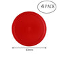 Kasteco 12 Pack 2.5 Inch Air Hockey Pucks for Small Size Table (Red Blue Black, 64x4 mm)
