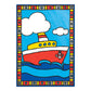 Royal Brush My First Paint by Number Kit, 8.75 by 11.375-Inch, Train and Boat, 2/pkg