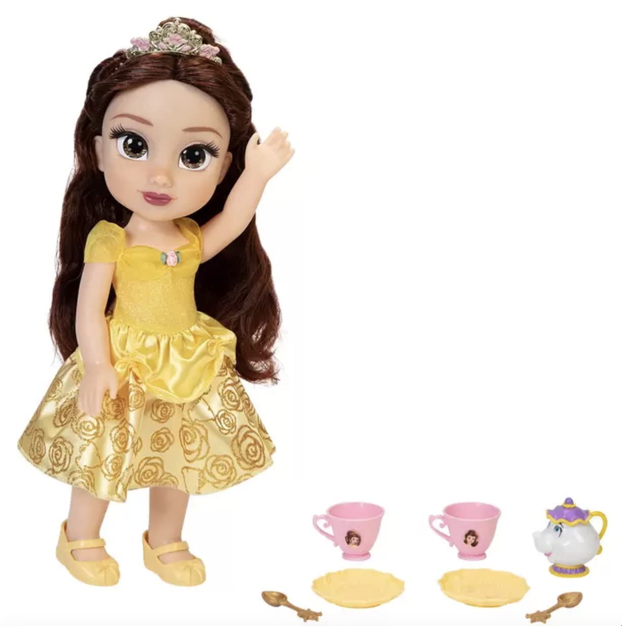 Disney Princess Doll Tea Time with Belle & Ms. Potts
