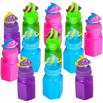 Tropical Fish Bubble Bottles Set of 24 Bubbles