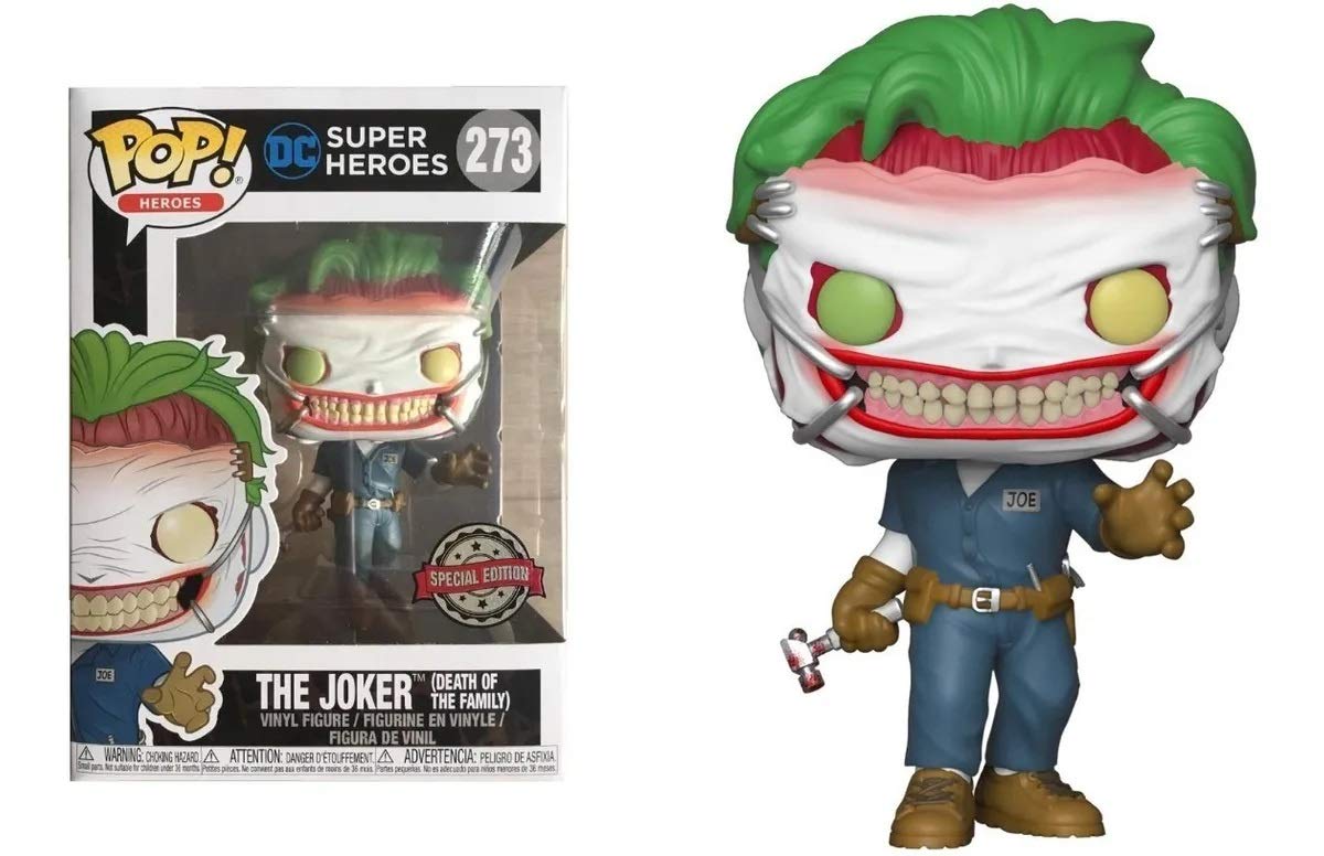 Funko DC Super Heroes Pop! Heroes The Joker (Death of The Family) Vinyl Figure Hot Topic Exclusive Multi None