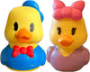 Just Play Rubber Ducks Collection, Donald The Duck and Daisy, 3" Bath Toys