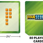 Teacher Created Resources Four Score Card Game (EP66113)