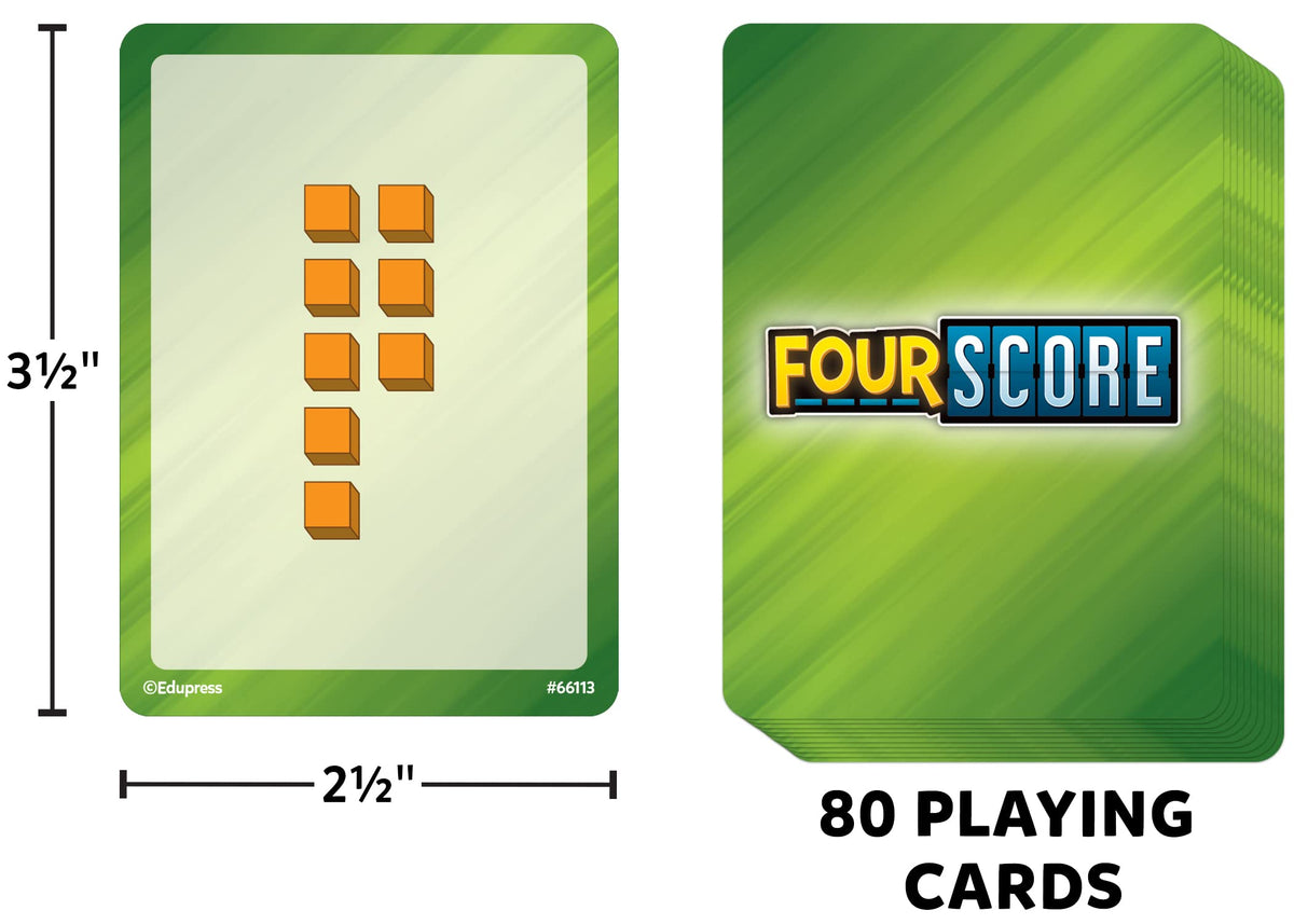 Teacher Created Resources Four Score Card Game (EP66113)