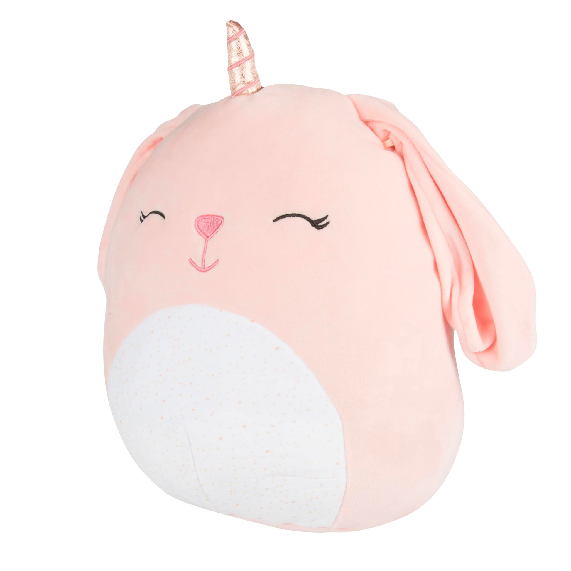 Squishmallows 2-Pack 10 Inch Purple Cow & 12 Inch Bunnycorn Plush Set - Official Jazwares Soft & Squishy Bedtime Comfort Stuffed Animals Collectible