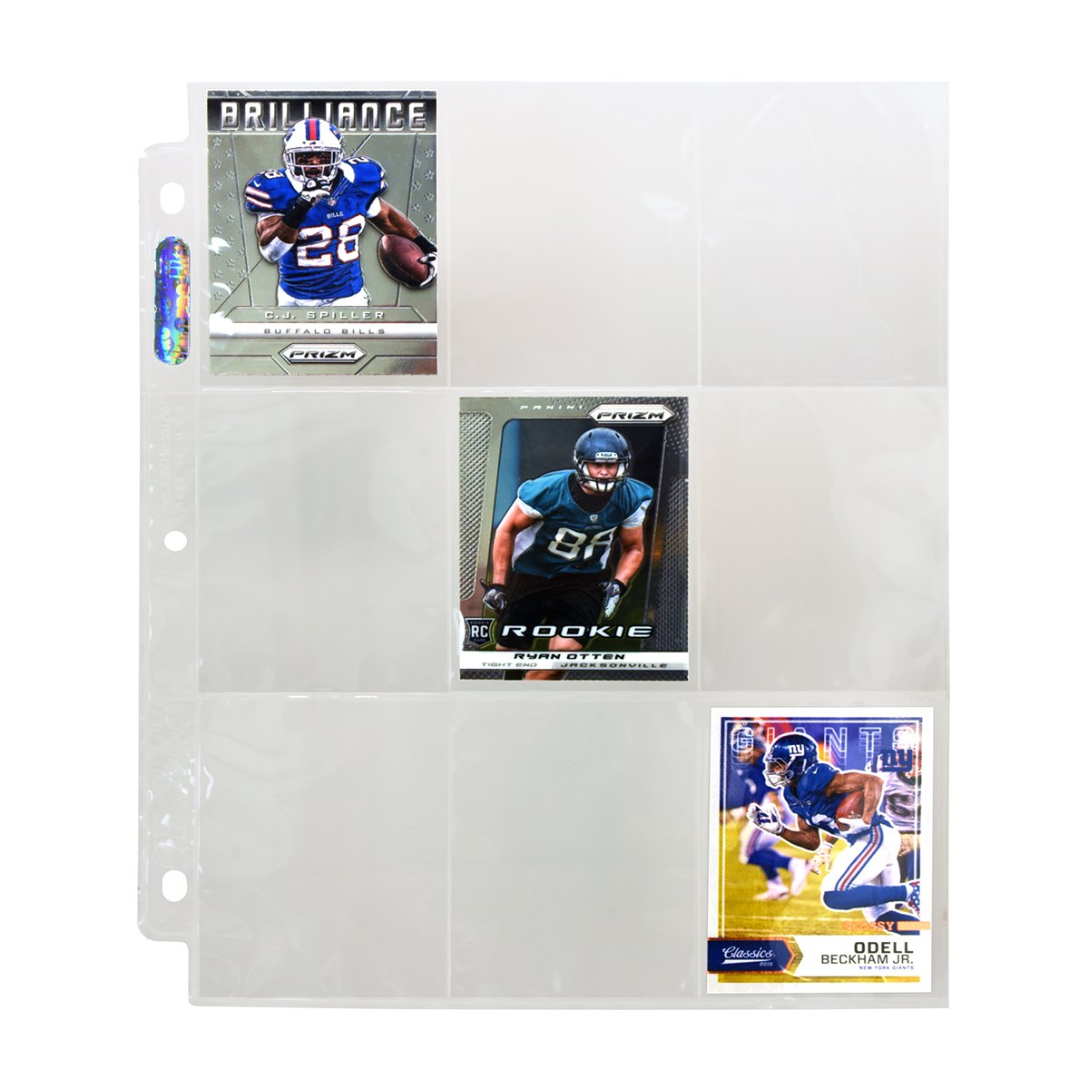 Ultra Pro Silver Series 9-Pocket Pages (25 Count Pack) - Protect your Valuable Sports , or Game Cards, Pairs Perfectly With Pro-Binder for Extra