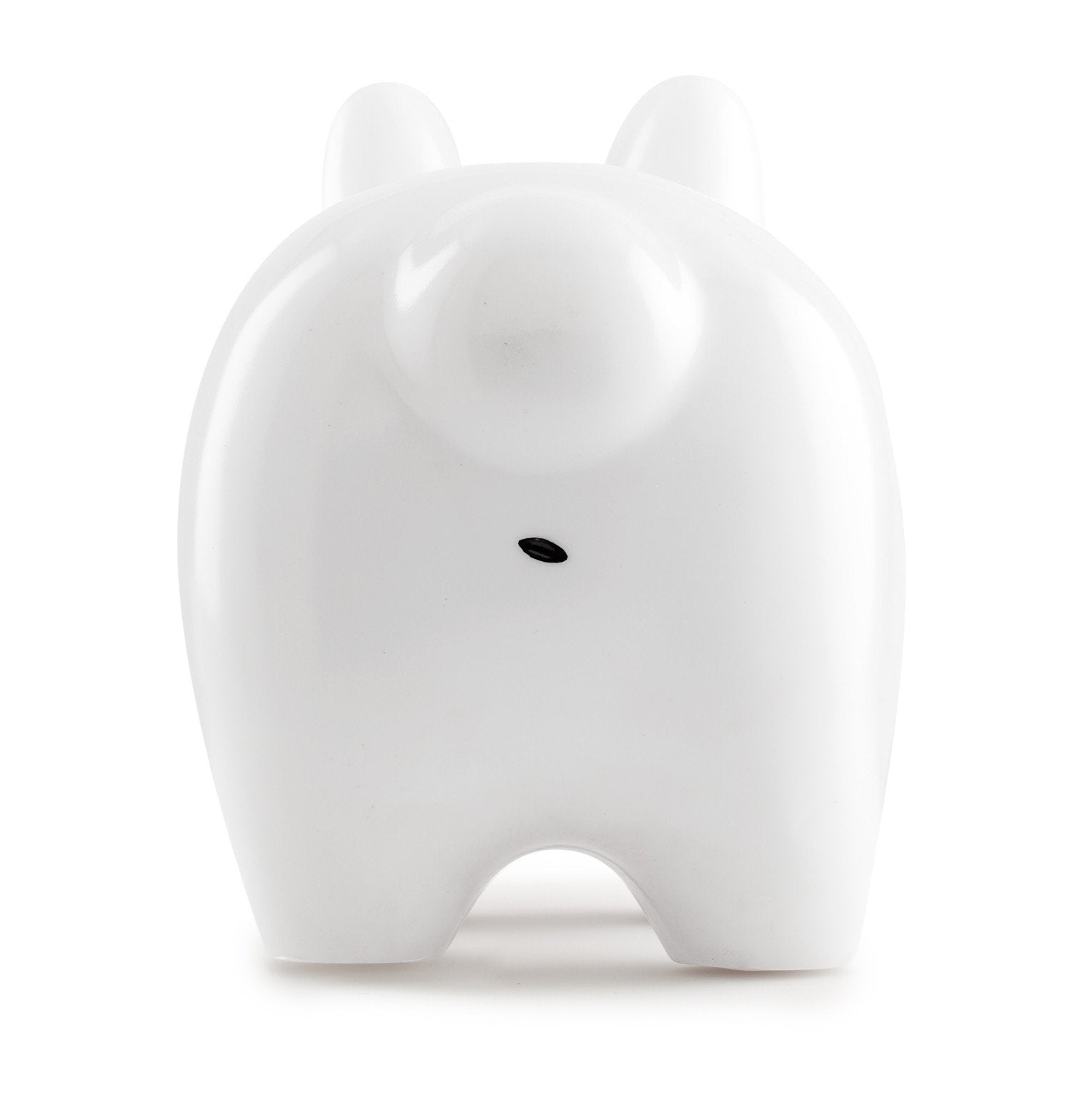 Kidrobot Happy Stache Labbit 10 Inch Vinyl Art Figure by Frank Kozik - White Edition