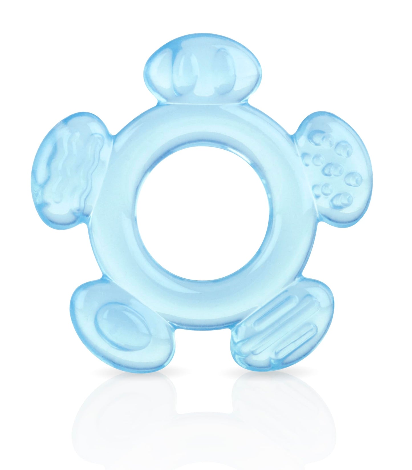 Nuby 3 Step Baby Teether Set for Teething Comfort - Soft and Hard Teethers for Babies - Soothes Sore Gums - 3+ Months