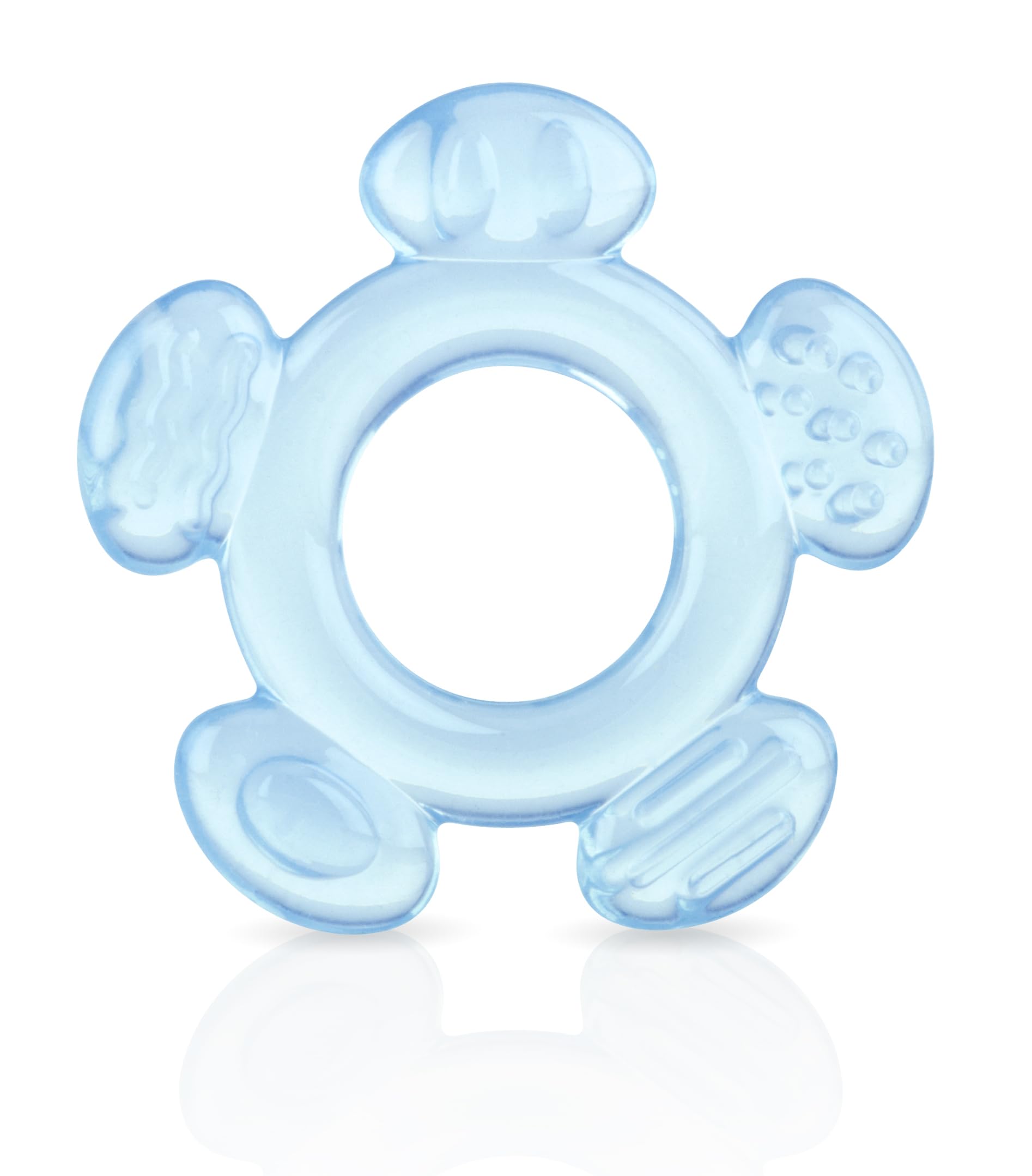 Nuby 3 Step Baby Teether Set for Teething Comfort - Soft and Hard Teethers for Babies - Soothes Sore Gums - 3+ Months