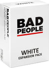 BAD PEOPLE Party Game - White Expansion - 100 New Question Cards for The Hilarious Adult Card Game for Fun Parties & Board Games Night with Your Group