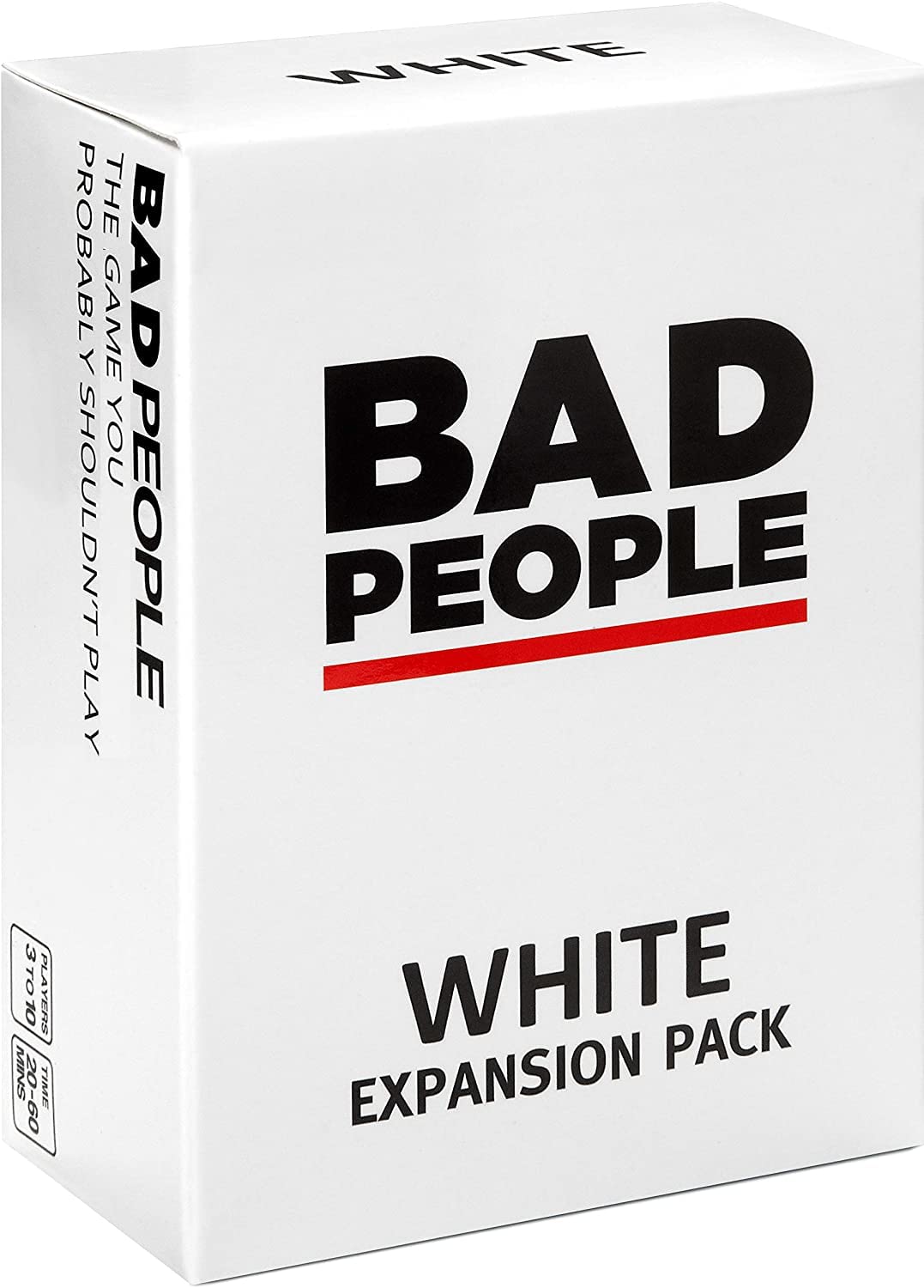 BAD PEOPLE Party Game - White Expansion - 100 New Question Cards for The Hilarious Adult Card Game for Fun Parties & Board Games Night with Your Group