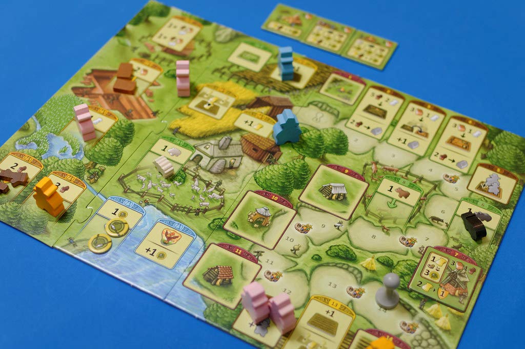 Agricola Board Game Family Edition Strategy Board Game Board Games for Adults and Kids Family Board Game Ages 8 and up 1-4 Players Average Playtime 45