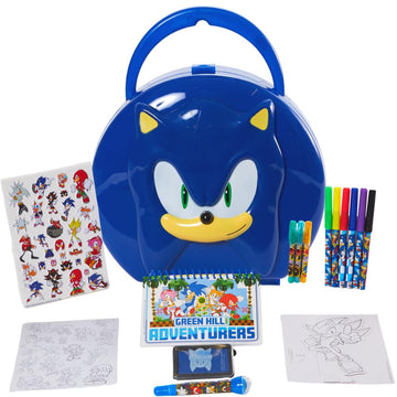 Sonic the Hedgehog Coloring & Sticker Activity Set with Carrying Case