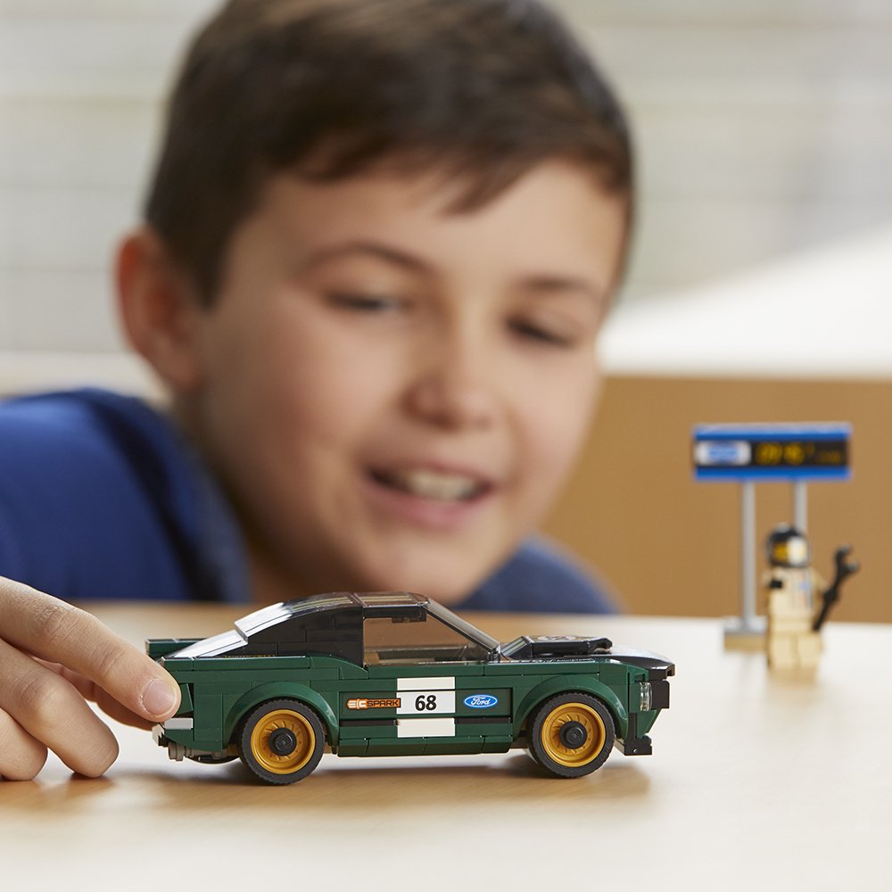 LEGO Speed Champions 1968 Ford Mustang Fastback 75884 Building Kit (183 Pieces)