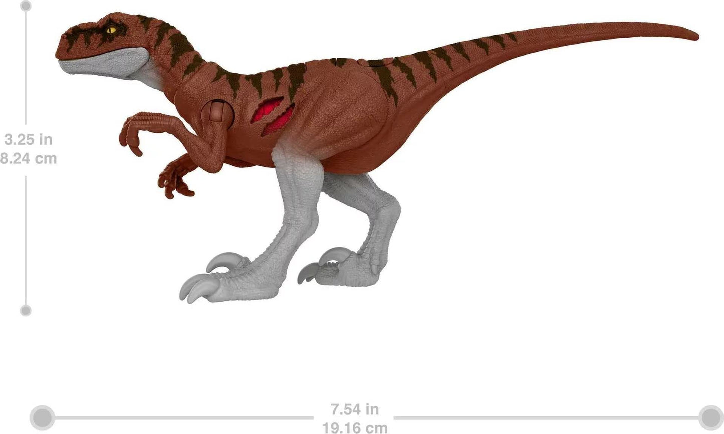 Jurassic World Dominion Extreme Damage Atrociraptor Dinosaur Action Figure Black
