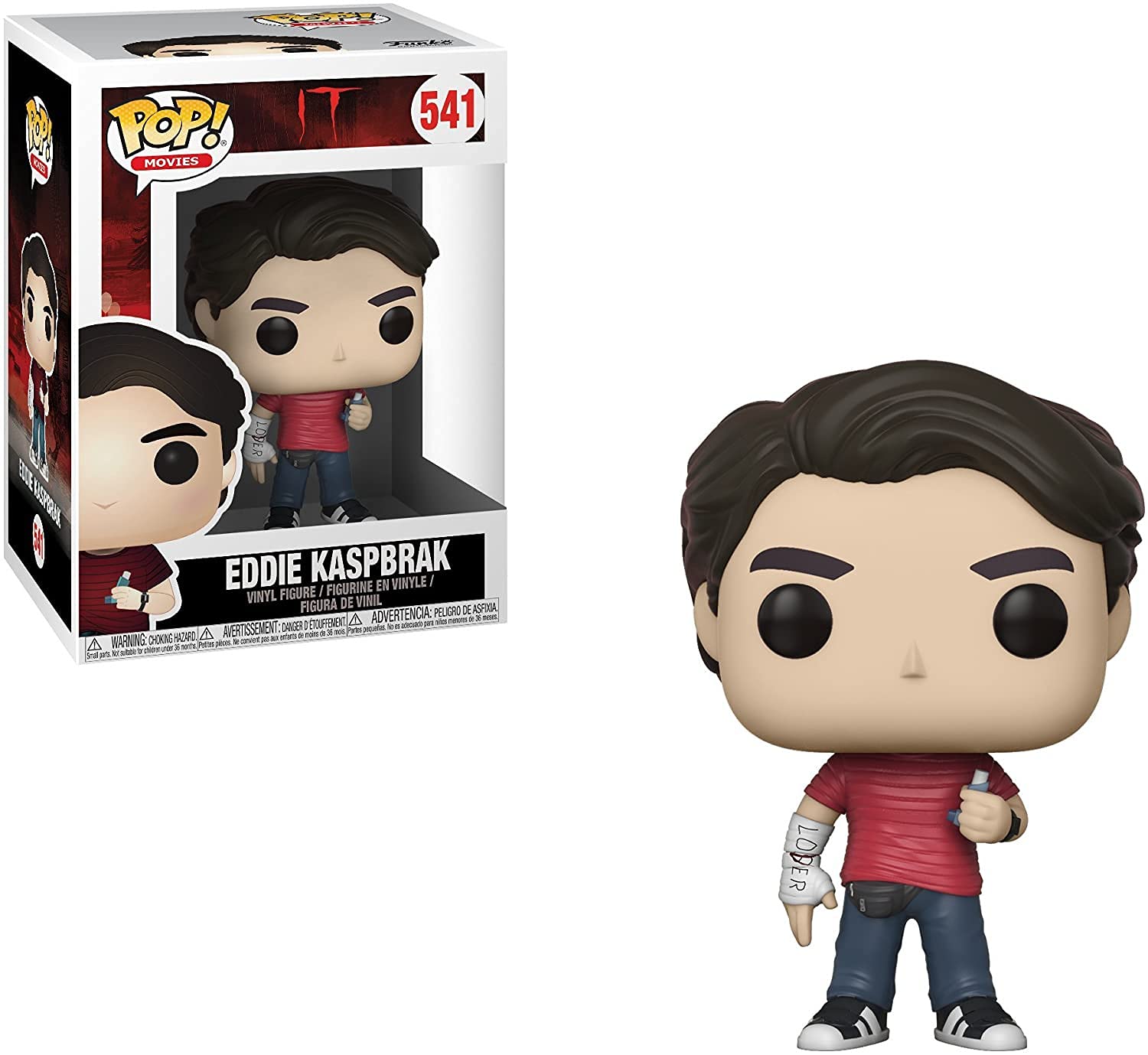Funko Pop Movies: IT-Eddie with Broken Arm Collectible Figure, Multicolor