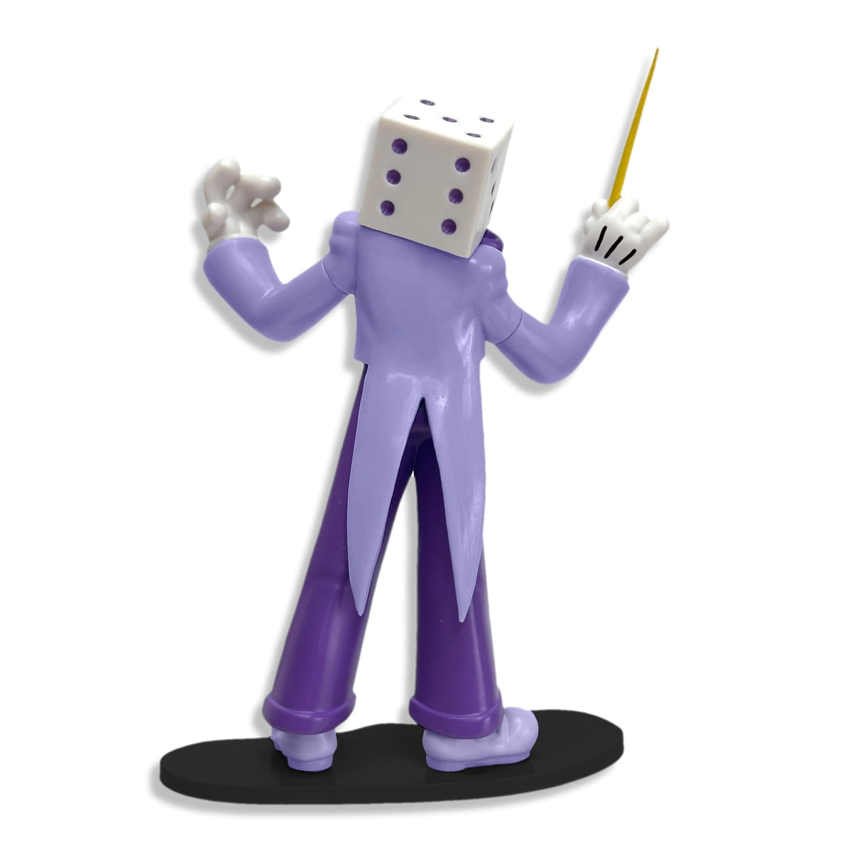 Toynk Cuphead King Dice Create-A-Figure 4-Inch Mini Adult Figure | Interchangeable Parts for Posing, Customization